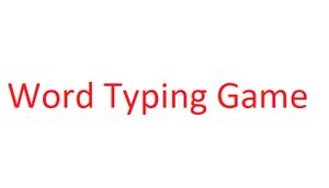 Word Typing Game cover
