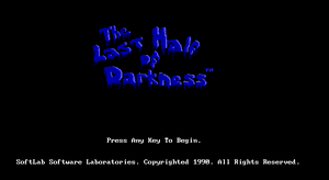 Last Half of Darkness cover