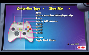 Xbox 360 Controller layout for the game.