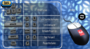 In-game input control scheme.