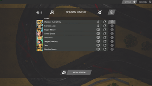 Co-op is enabled by editing a contestant in the Campaign's Season menu and changing control from AI to Human.