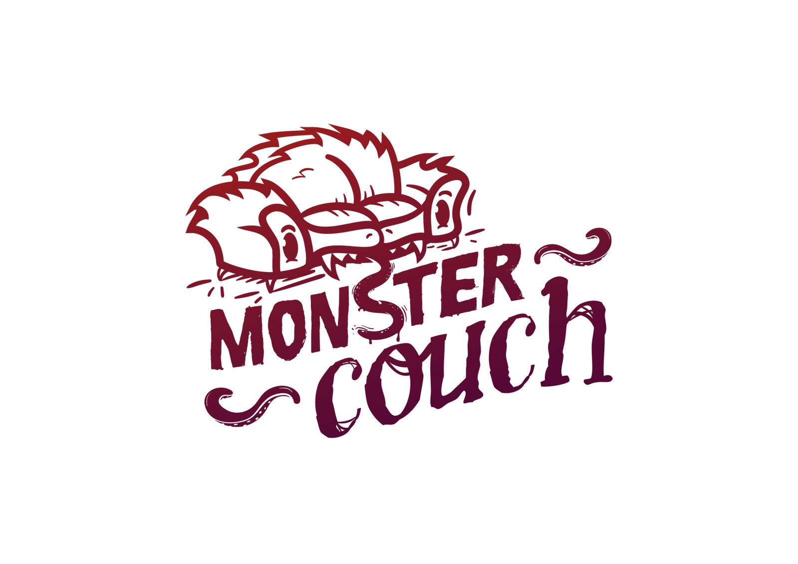 Couch logo. Couch Monsters. Great old ones logo PNG.