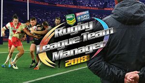 Rugby League Team Manager 2018 cover