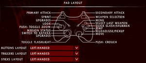 XInput left-handed layout.
