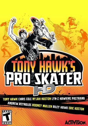 Tony Hawk's Pro Skater HD cover