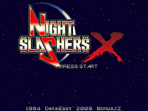 Night Slashers X cover