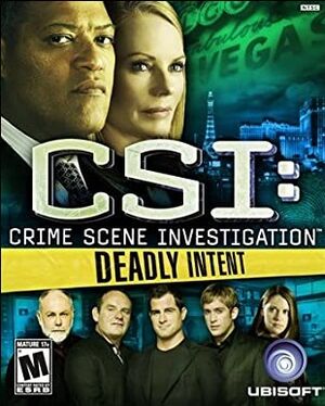 CSI: Deadly Intent cover