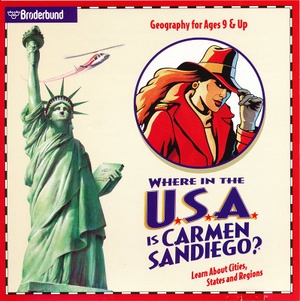 Where in the U.S.A. Is Carmen Sandiego? (1996) cover