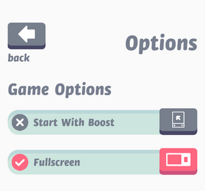 Game options