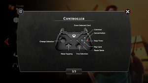 In-game Controller layout.