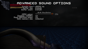 Advanced Sound Options